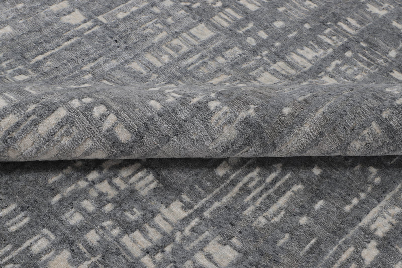 Tapis Anatolie Oushak en laine noué à la main bleu