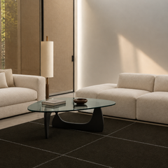 Olive Dark Green Grid Rug | Hand-Tufted Geometric Area Rug