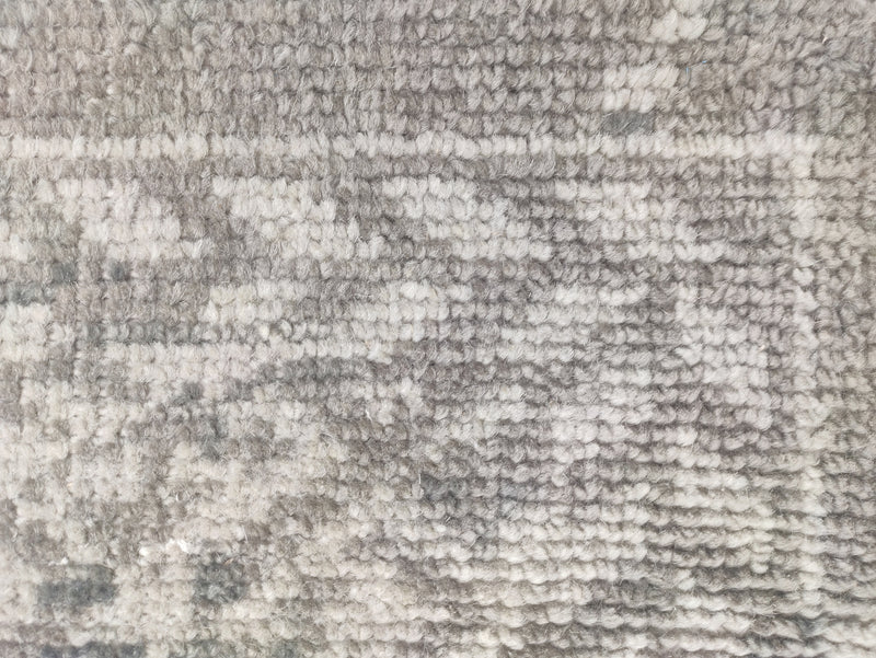 The Alora Vintage All-Over Motif Hand-Knotted Rug – Muted Greige