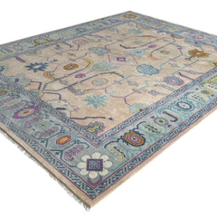 Anatolia Oushak Hand Knotted Wool Rug Beige