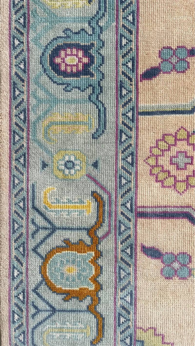 Anatolia Oushak Hand Knotted Wool Rug Beige