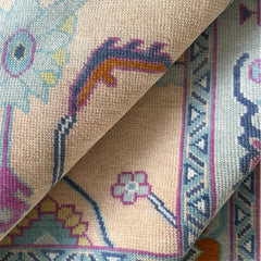 Anatolia Oushak Hand Knotted Wool Rug Beige