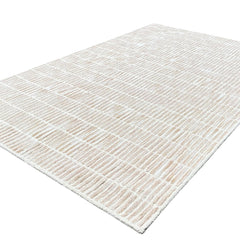 Capitola Hand Tufted Wool Rug | Sand Beige Textured Area Rug | Modern Minimalist Carpet