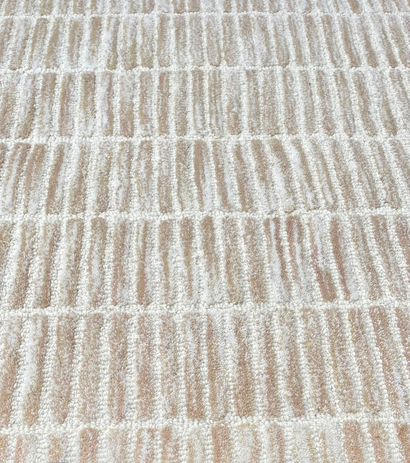 Capitola Hand Tufted Wool Rug | Sand Beige Textured Area Rug | Modern Minimalist Carpet