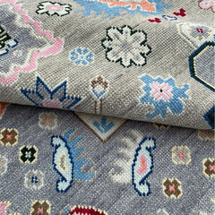 Heirloom Traditional Hand Knotted Wool Rug Ash Grey