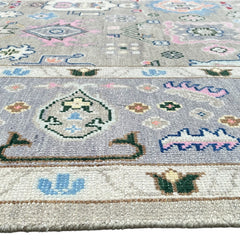Heirloom Traditional Hand Knotted Wool Rug Ash Grey