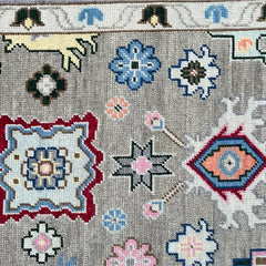 Heirloom Traditional Hand Knotted Wool Rug Ash Grey
