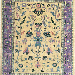 Heritage Oriental Hand Knotted Wool Rug Butter Yellow