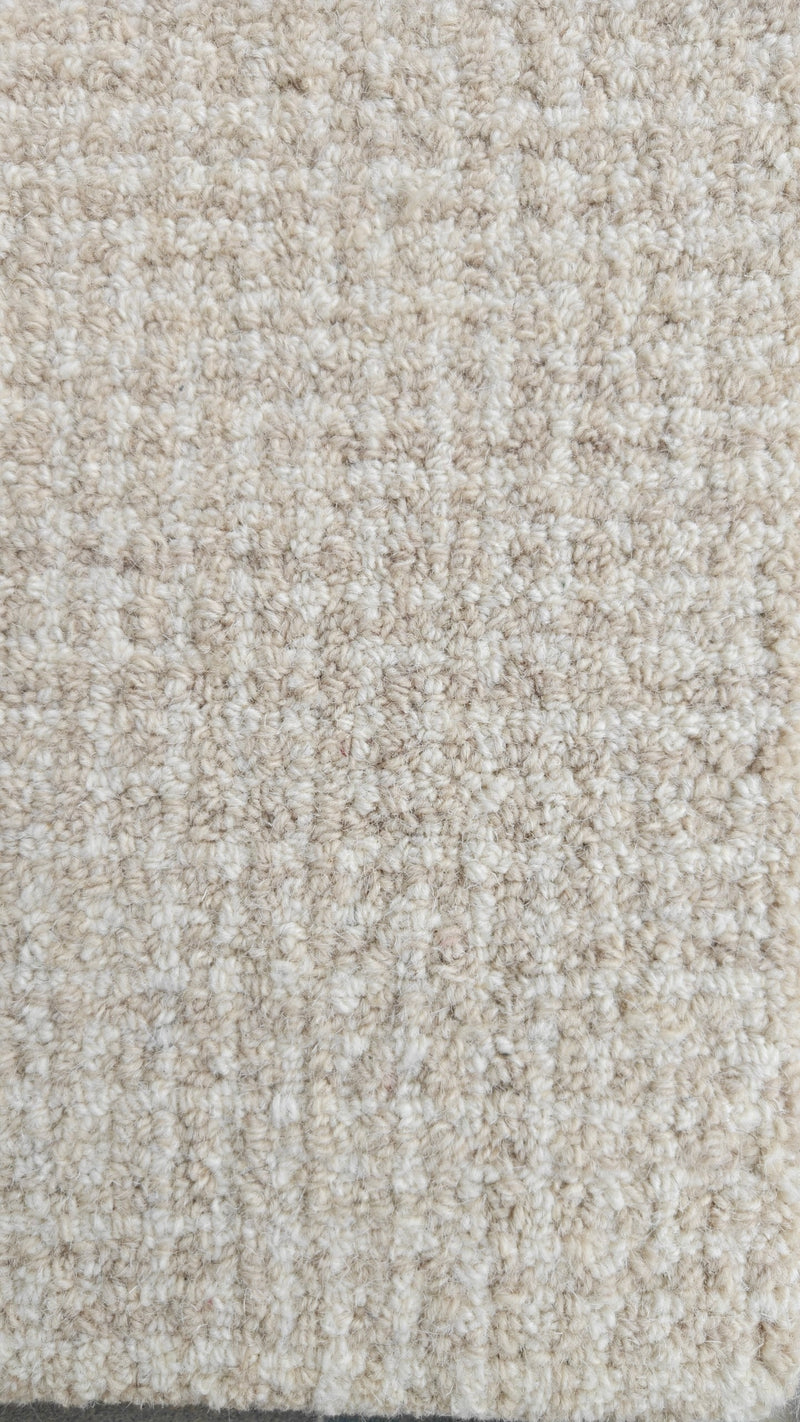 Arden Oatmeal Ivory Hand-Tufted Wool Rug | Textured High Loop Pile Modern Area Rug