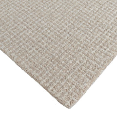 Arden Oatmeal Ivory Hand-Tufted Wool Rug | Textured High Loop Pile Modern Area Rug
