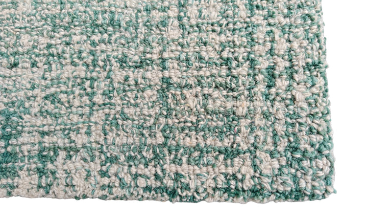 Sage Green Hand Tufted Wool Rug, Textured Modern Area Rug, Contemporary Neutral Carpet