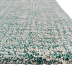 Sage Green Hand Tufted Wool Rug, Textured Modern Area Rug, Contemporary Neutral Carpet