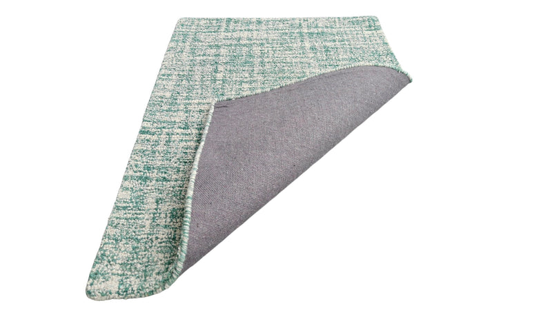 Sage Green Hand Tufted Wool Rug, Textured Modern Area Rug, Contemporary Neutral Carpet