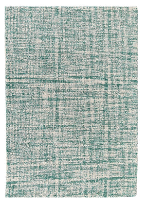 Sage Green Hand Tufted Wool Rug, Modern Loop Area Rug, Contemporary Neutral Carpet