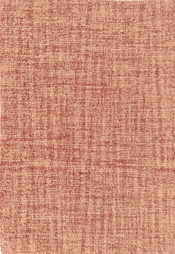 Terracotta Loop Wool Area Rug | Hand-Tufted Textured Solid Modern Carpet