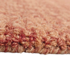 Terracotta Loop Wool Area Rug | Hand-Tufted Textured Solid Modern Carpet