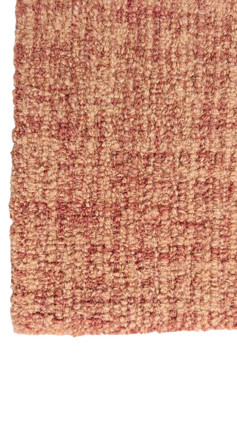 Terracotta Loop Wool Area Rug | Hand-Tufted Textured Solid Modern Carpet