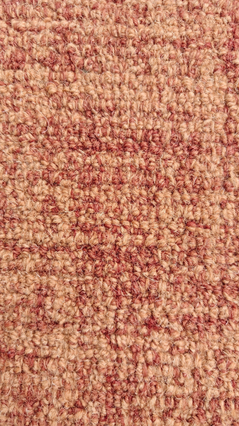 Terracotta Loop Wool Area Rug | Hand-Tufted Textured Solid Modern Carpet