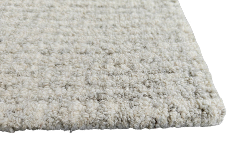 Siena Ivory High Loop Wool Rug | Hand-Tufted Textured Modern Area Rug