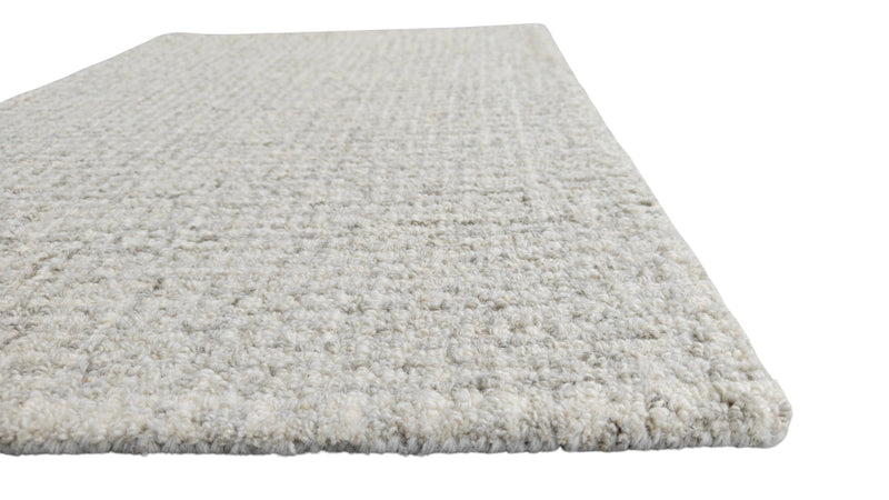 Siena Ivory High Loop Wool Rug | Hand-Tufted Textured Modern Area Rug