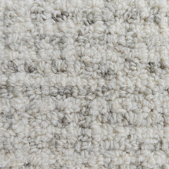 Siena Ivory High Loop Wool Rug | Hand-Tufted Textured Modern Area Rug