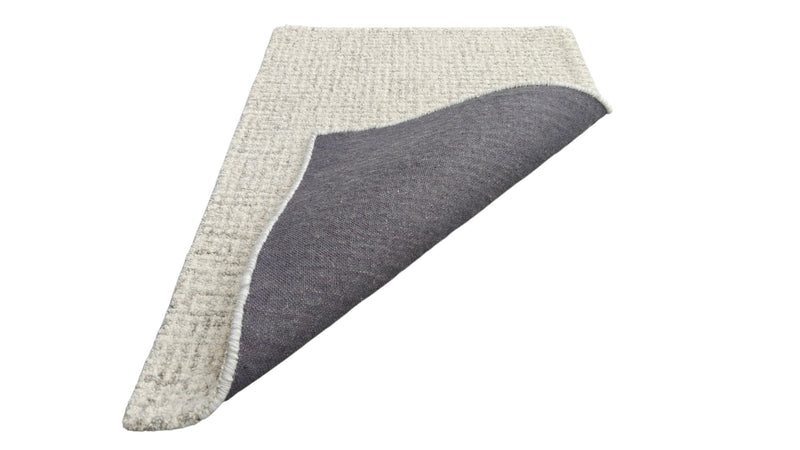 Siena Ivory High Loop Wool Rug | Hand-Tufted Textured Modern Area Rug