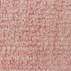 Blush Pink Loop Wool Area Rug | Hand-Tufted Textured Solid Modern Carpet