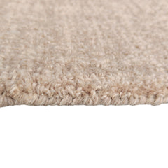 Arden Taupe Beige Hand-Tufted Wool Rug | Textured Solid Loop Pile Modern Area Rug