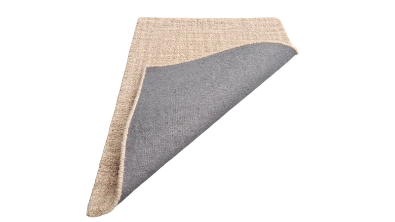 Arden Taupe Beige Hand-Tufted Wool Rug | Textured Solid Loop Pile Modern Area Rug