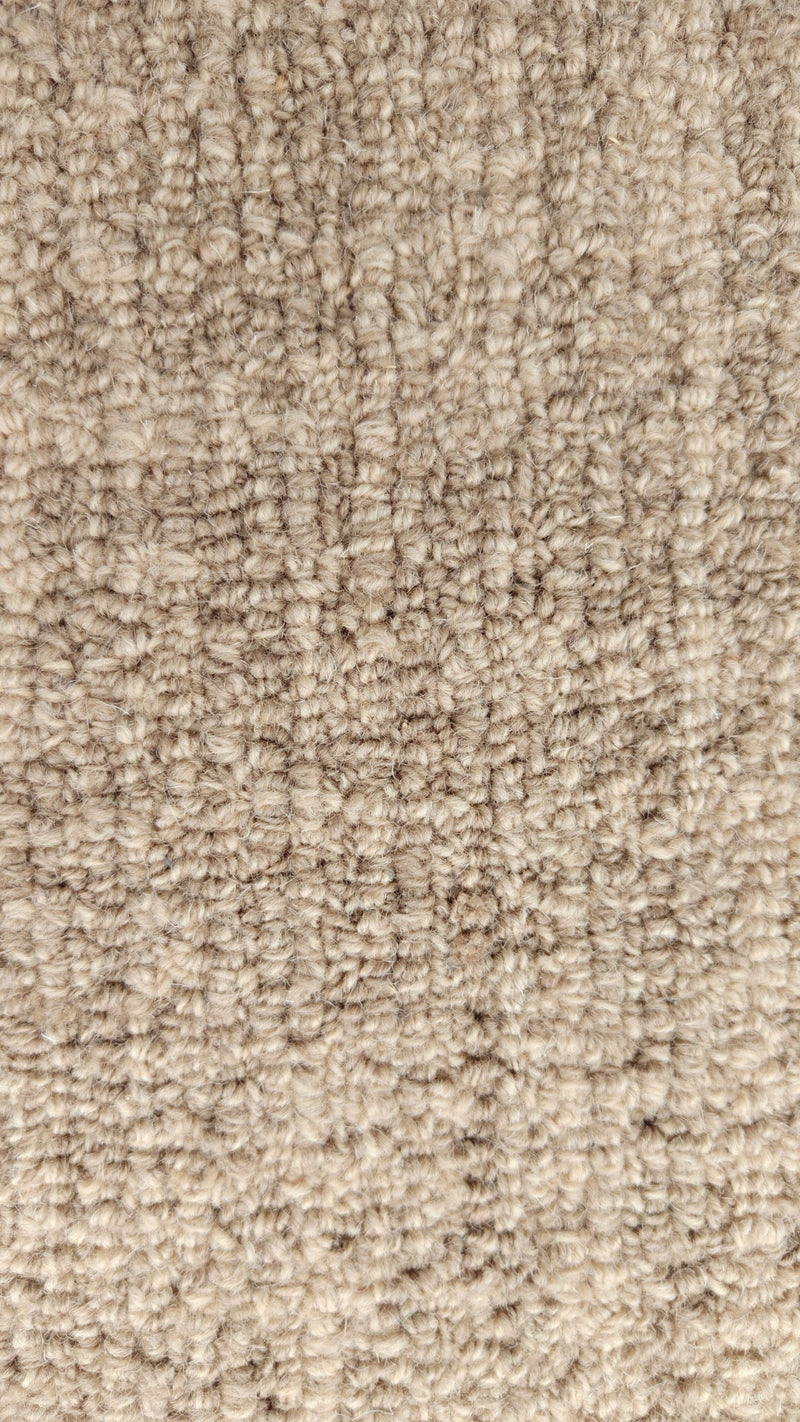 Arden Taupe Beige Hand-Tufted Wool Rug | Textured Solid Loop Pile Modern Area Rug
