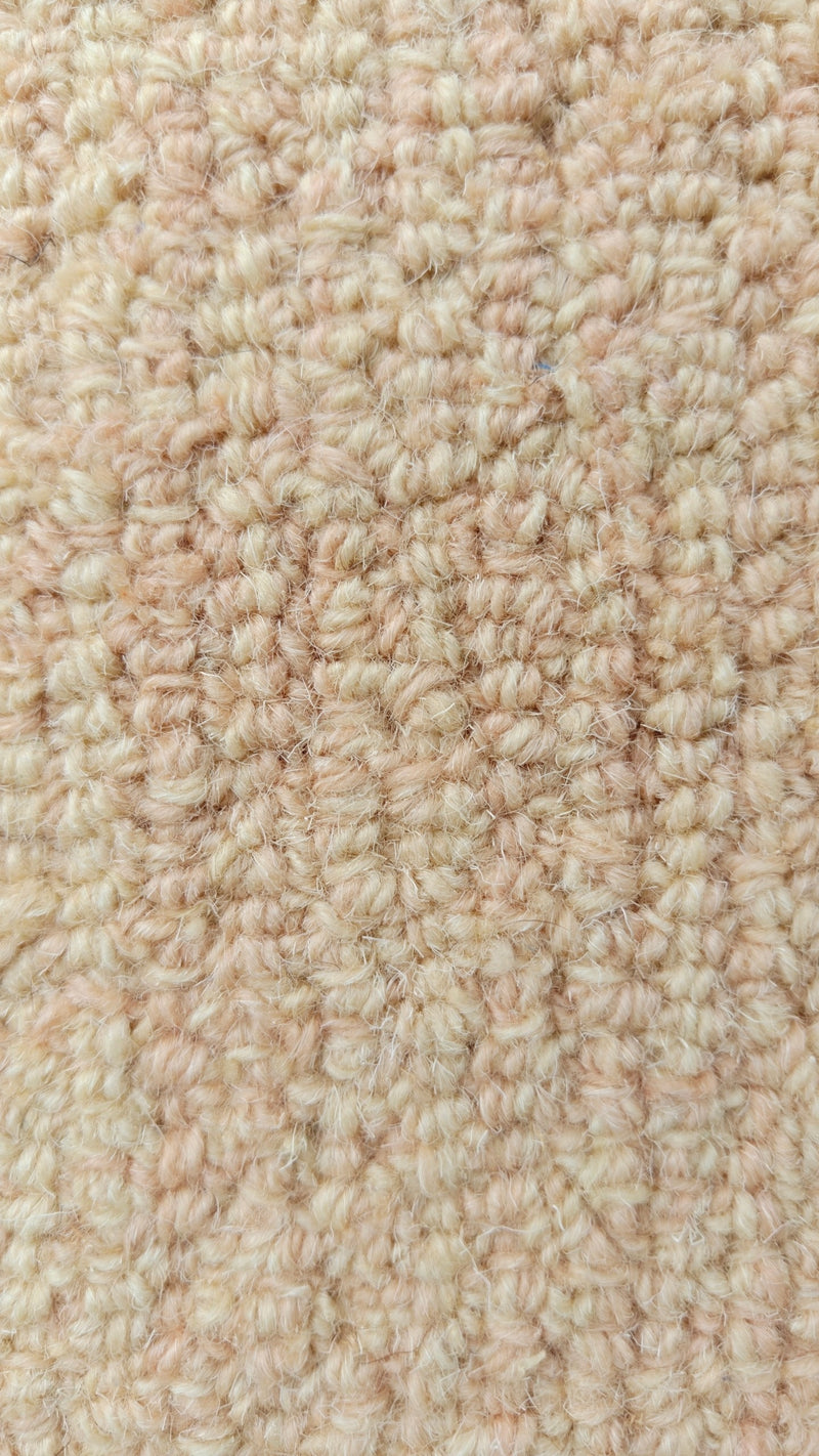 Beige Loop Wool Area Rug | Hand-Tufted Solid Modern Carpet