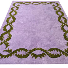 Willow Botanical Hand-Tufted Wool Rug Lavender & Olive