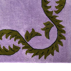 Willow Botanical Hand-Tufted Wool Rug Lavender & Olive