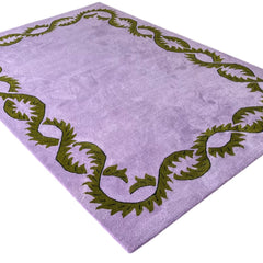 Willow Botanical Hand-Tufted Wool Rug Lavender & Olive