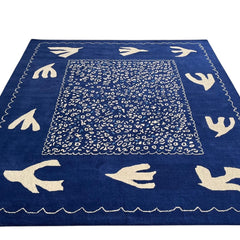 Maren Hand-Tufted Pictorial Rug – Ultramarine Blue