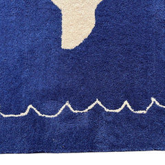 Maren Hand-Tufted Pictorial Rug – Ultramarine Blue
