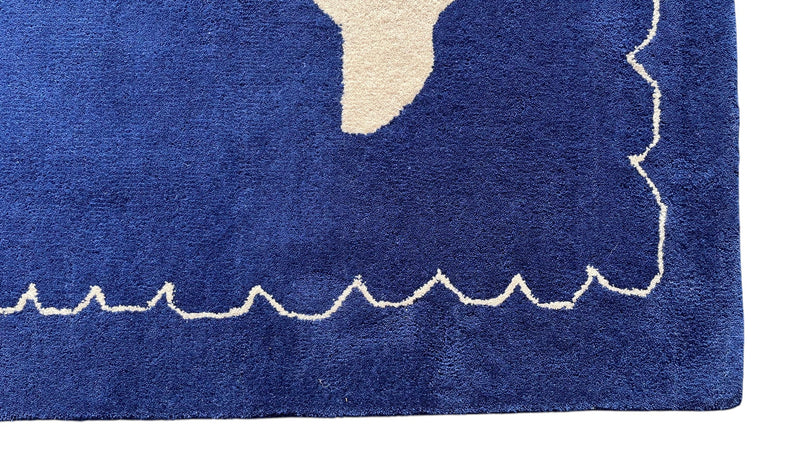 Maren Hand-Tufted Pictorial Rug – Ultramarine Blue