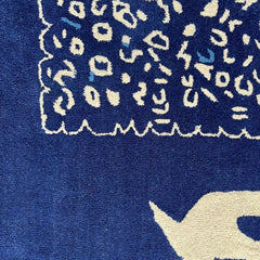 Maren Hand-Tufted Pictorial Rug – Ultramarine Blue