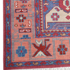 Tapis Anatolie Oushak en laine noué à la main bleu