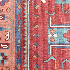 Tapis Anatolie Oushak en laine noué à la main bleu