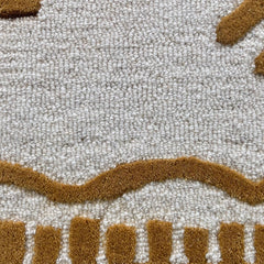Golden Dragonfly Hand Tufted Wool Rug | Botanical Vintage-Inspired Area Rug