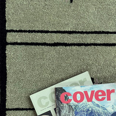 Southwestern Sage Green Hand-Tufted Wool Rug | Tribal Geometric Area Rug