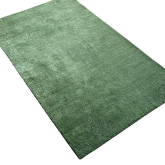 Verdant Mist Solid Hand Tufted Wool Rug Sage Green
