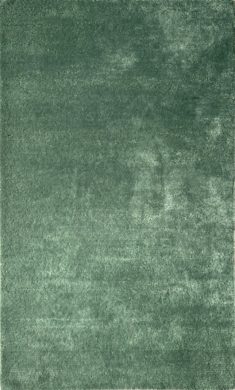 Verdant Mist Solid Hand Tufted Wool Rug Sage Green