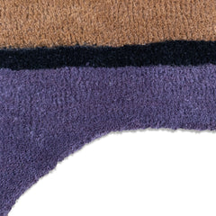 Contour Abstract Hand-Tufted Wool Rug | Sculptural Modern Area Rug with Organic Cutout Motif