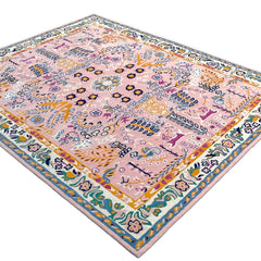 Avery Traditional Wool Rug | Hand Tufted Floral Area Rug | Vintage Botanical Carpet