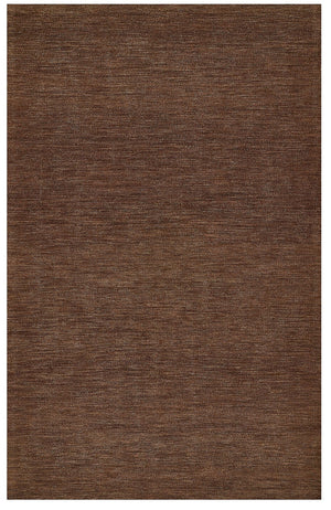 Brown Wool Rug | Solid Hand-Tufted Modern Area Rug