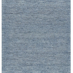 Okilo Denim Blue Wool Rug | Solid Hand-Tufted Modern Area Rug