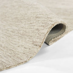 Okilo Solid Neutral Wool Rug | Solid Hand-Tufted Modern Area Rug