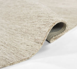 Solid Neutral Wool Rug | Solid Hand-Tufted Modern Area Rug